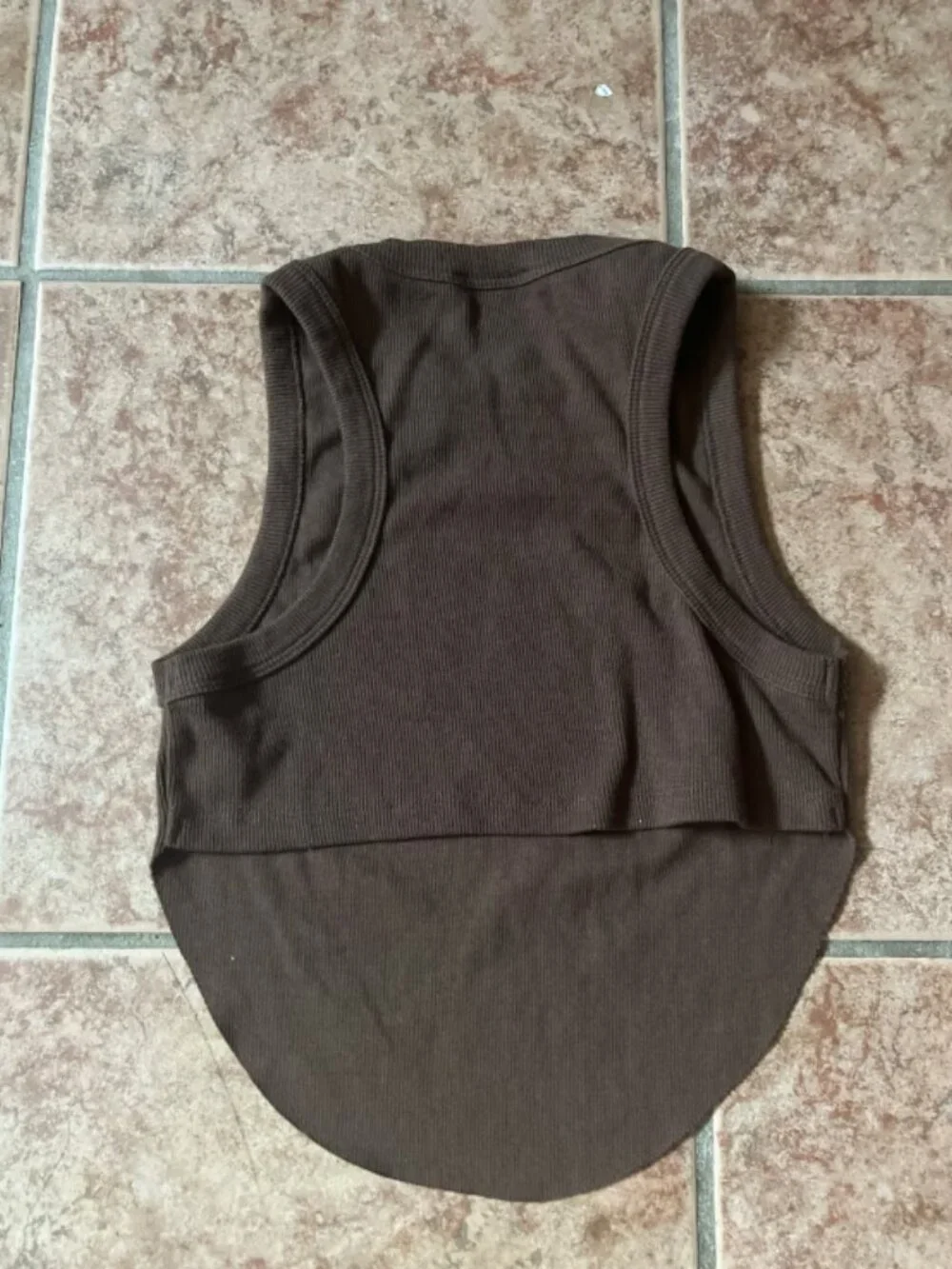 Whitefox brown cropped tank - Picture 2 of 3